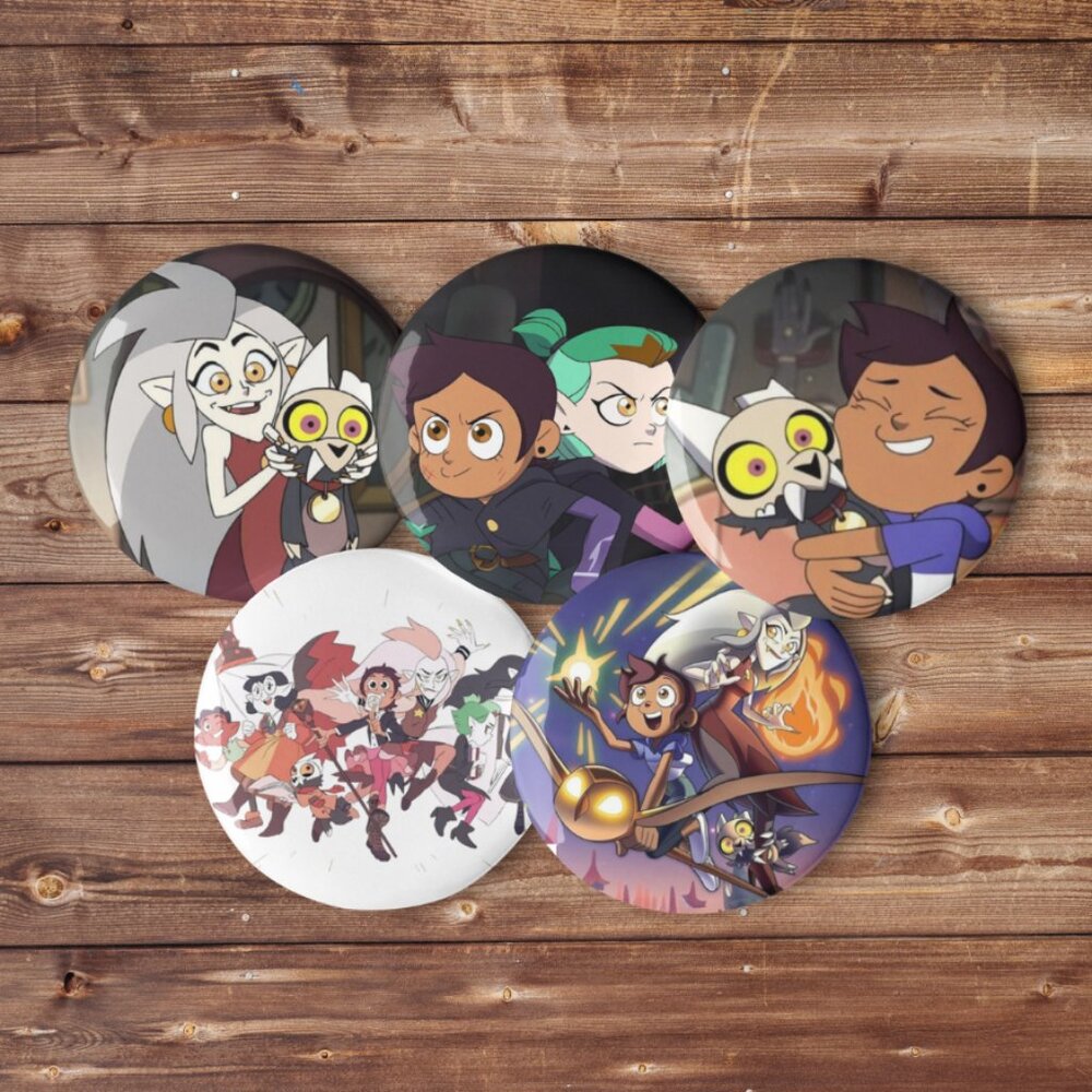 OWL HOUSE Pin Button! (5)